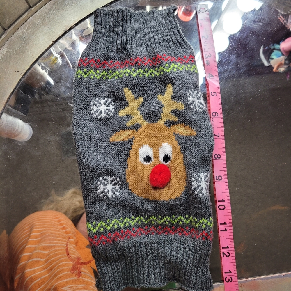 Small dog reindeer holiday / Christmas sweater 🎄🦌